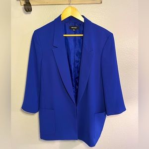 Nine West Size 14 Royal Blue Blazer